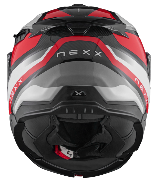 Каска NEXX X.LIFETOUR FLIP UP PRO MILE WHITE RED — снимка 4