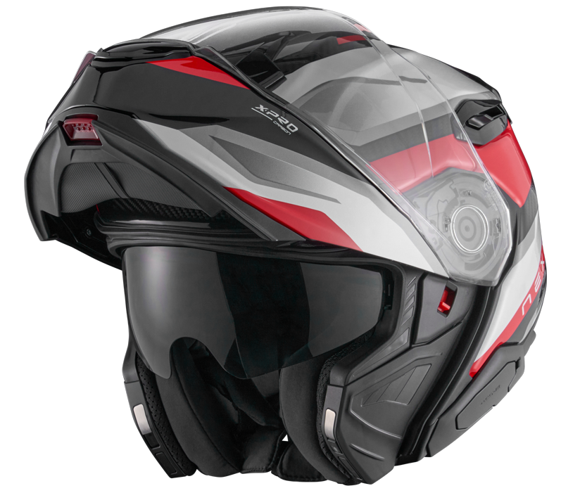 Каска NEXX X.LIFETOUR FLIP UP PRO MILE WHITE RED — снимка 2