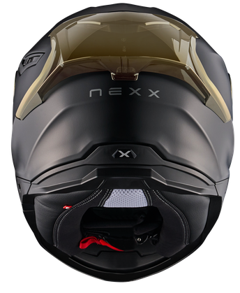 Каска NEXX Y.100R SUBSONIC BLACK GOLD MATT — снимка 2