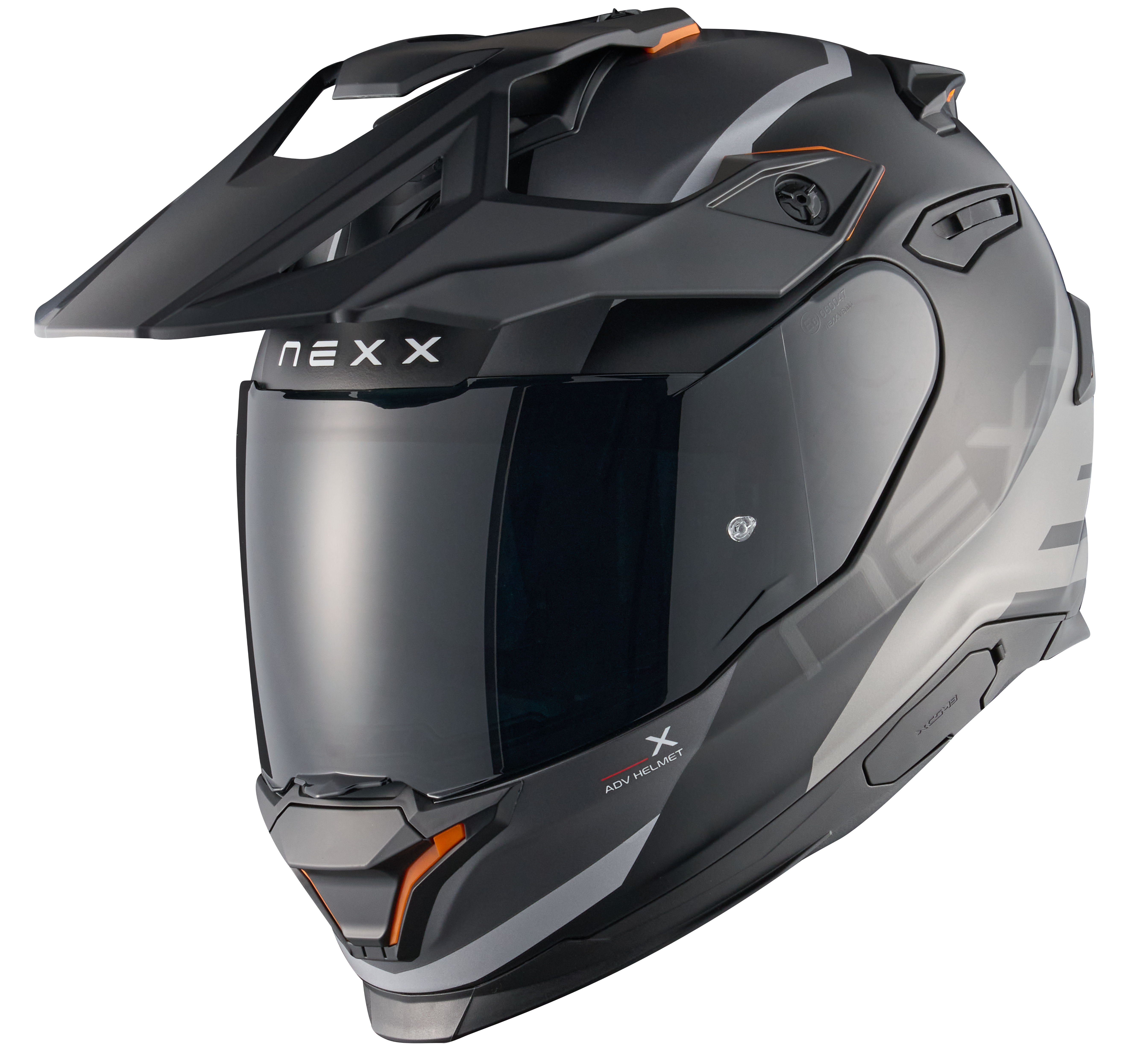 Адвенчър каска NEXX Y.TRAVL QUEST BLACK GRAY — снимка 2