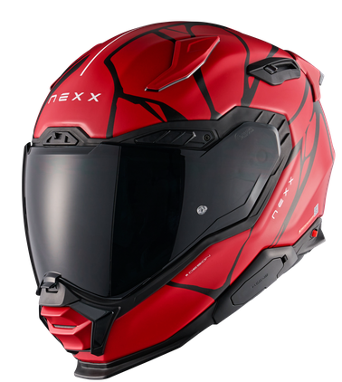 Каска NEXX X.WST3 B-SIDE RED BLACK MATT — снимка 2