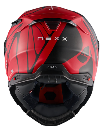 Каска NEXX X.WST3 B-SIDE RED BLACK MATT — снимка 4