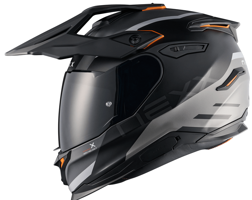 Адвенчър каска NEXX Y.TRAVL QUEST BLACK GRAY