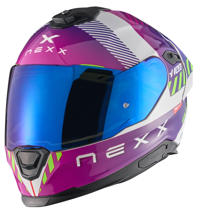 Каска NEXX Y.100R FADE PURPLE WHITE — снимка 4