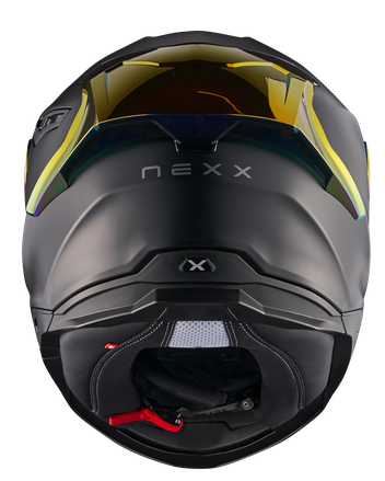 Каска NEXX Y.100R SUBSONIC BLACK RED MATT — снимка 2