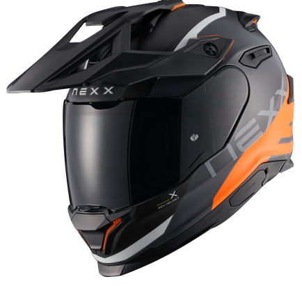 Адвенчър каска NEXX Y.TRAVL QUEST ORANGE MATT — снимка 4