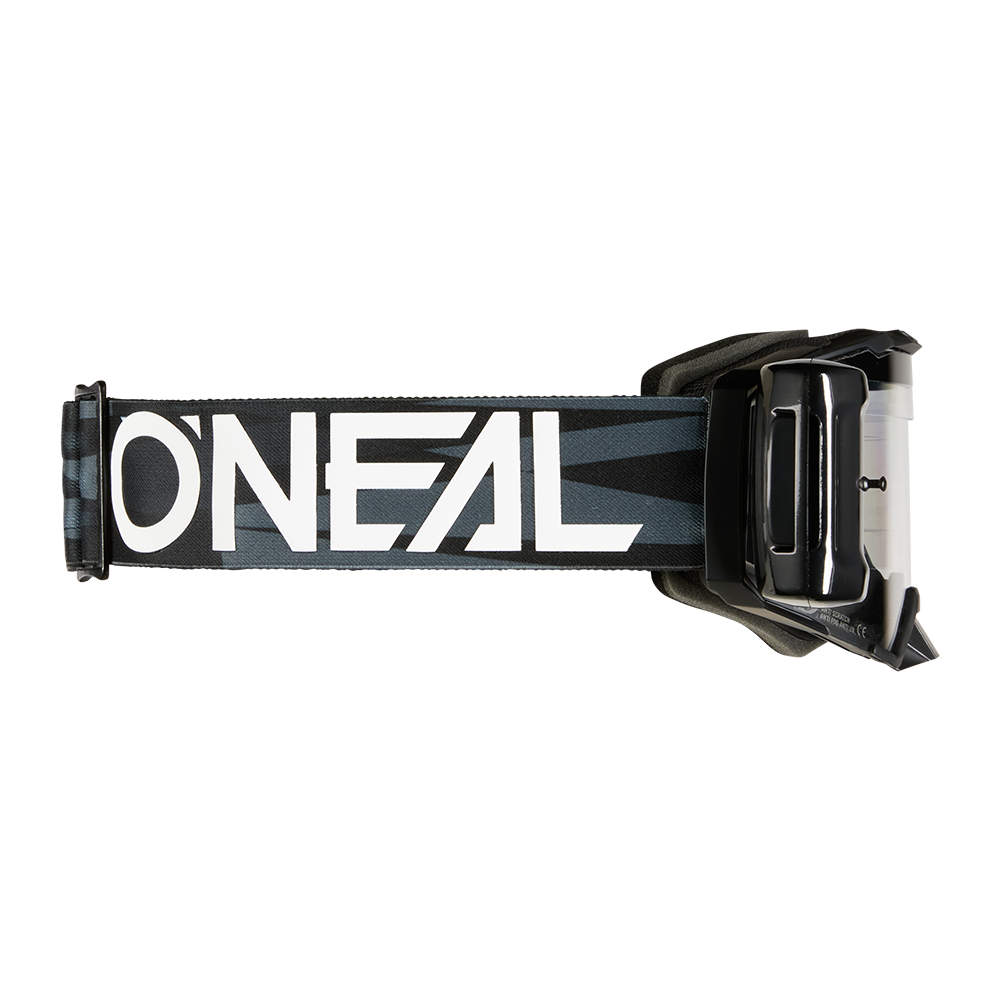 Мотокрос очила O`NEAL B-33 ROLL OFF ICTUS BLACK/WHITE - CLEAR — снимка 3