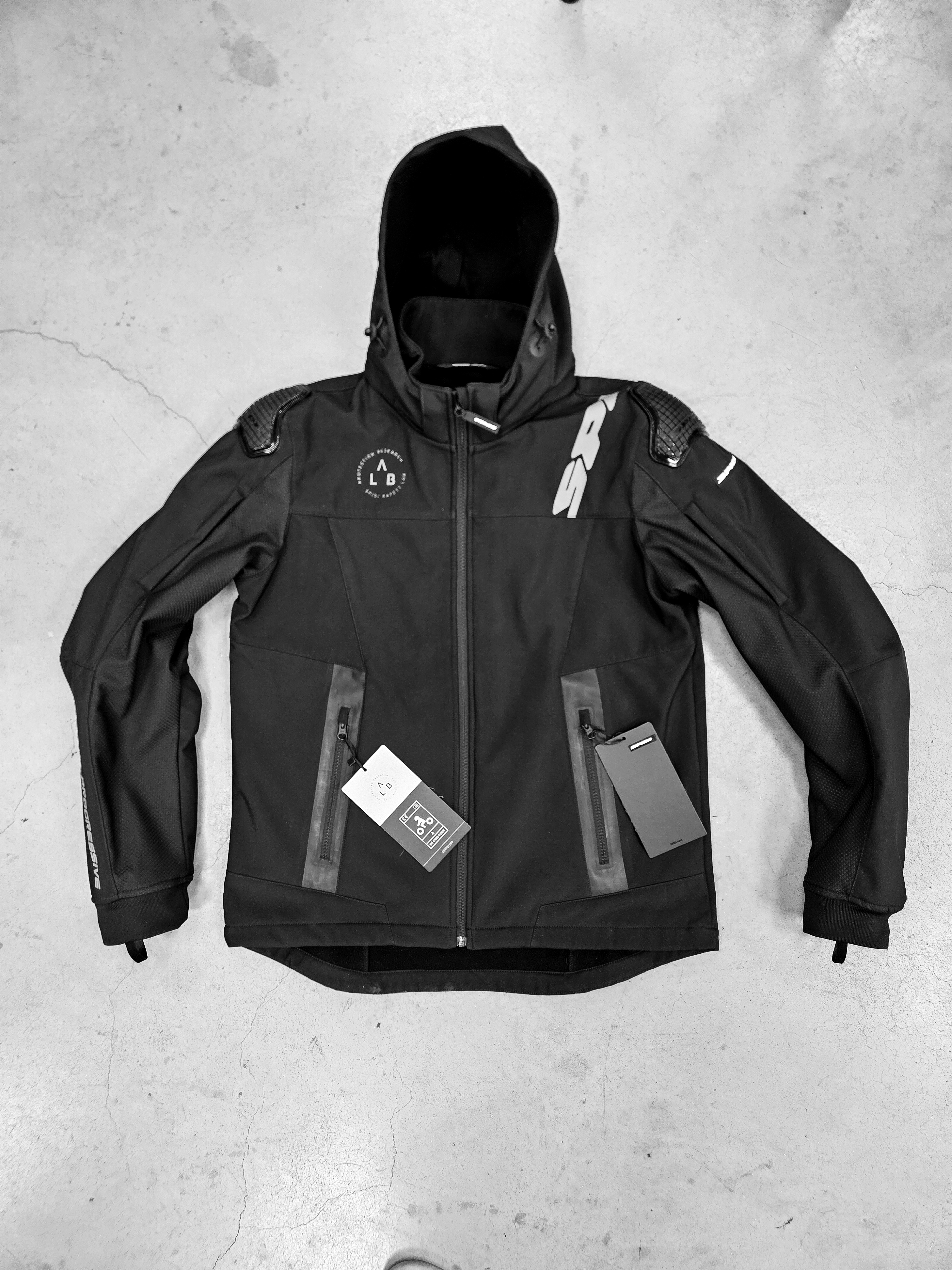 Текстилно мото яке SPIDI HOODIE WARRIOR BLACK — снимка 2
