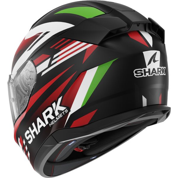 Каска SHARK D-SKWAL 3 FIRSTLAP MAT BK/GR/RD — снимка 3