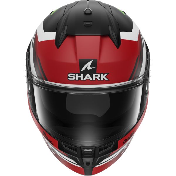 Каска SHARK D-SKWAL 3 FIRSTLAP MAT BK/GR/RD — снимка 2