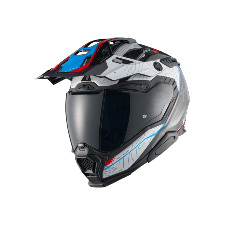 Адвенчър каска NEXX X.WED3 FURKA RED/BLUE — снимка 2
