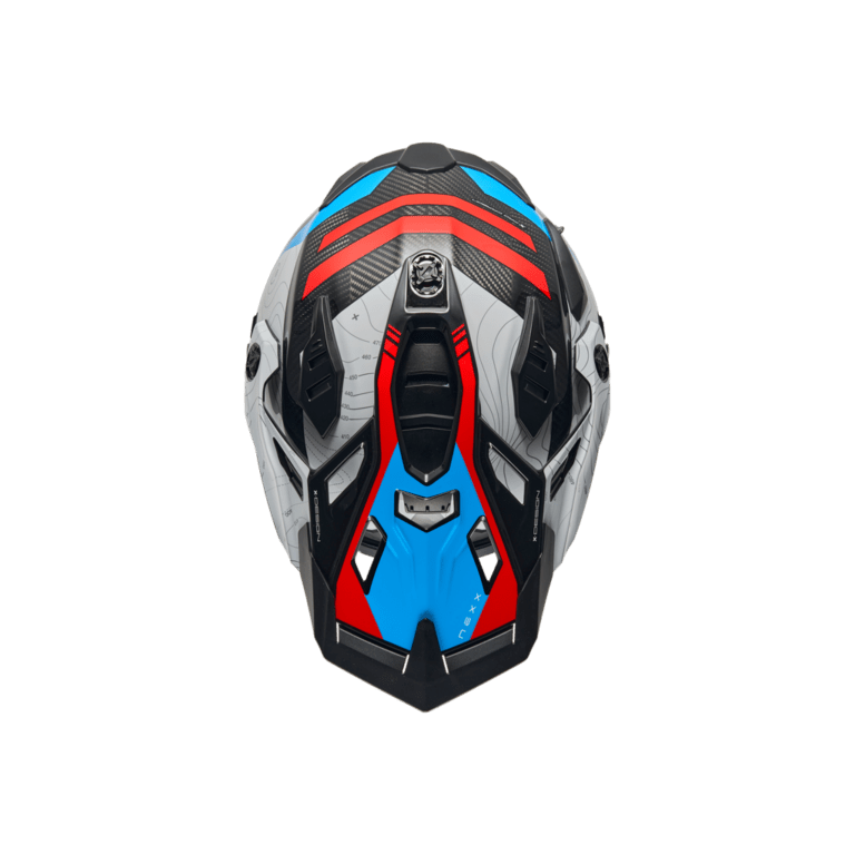 Адвенчър каска NEXX X.WED3 FURKA RED/BLUE — снимка 3