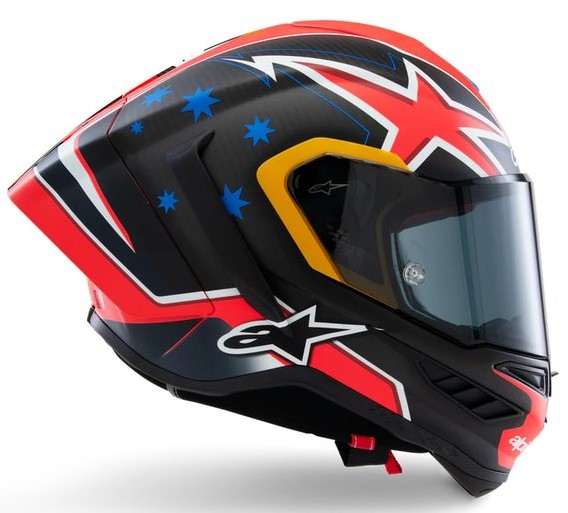 Каска ALPINESTARS Supertech R10 Miller Replica -24 — снимка 6