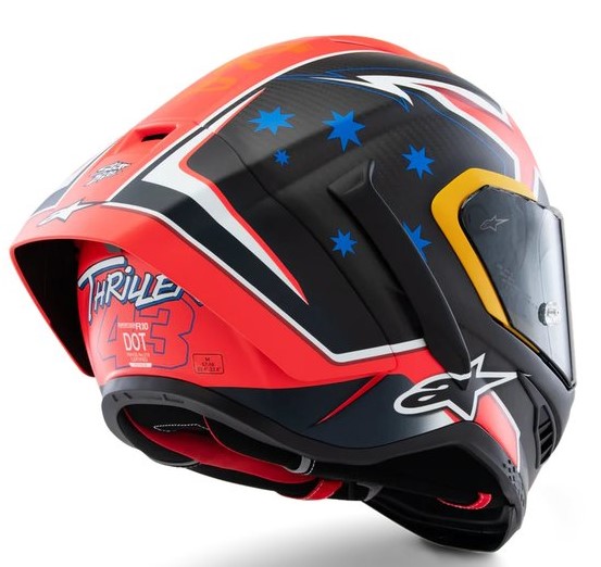 Каска ALPINESTARS Supertech R10 Miller Replica -24 — снимка 5