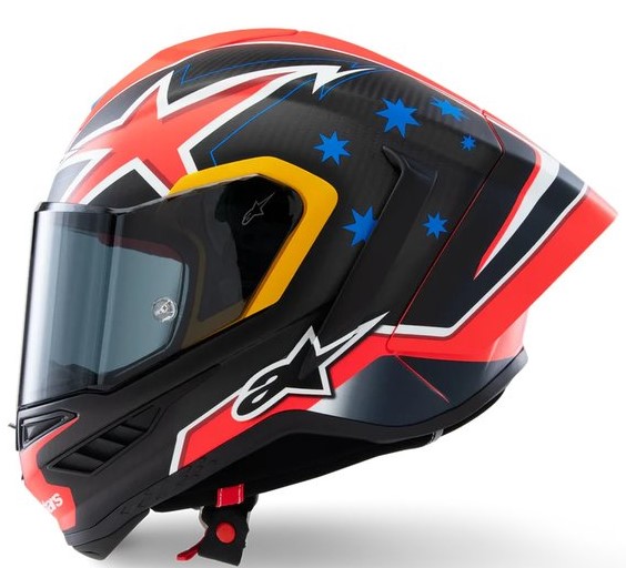 Каска ALPINESTARS Supertech R10 Miller Replica -24 — снимка 3
