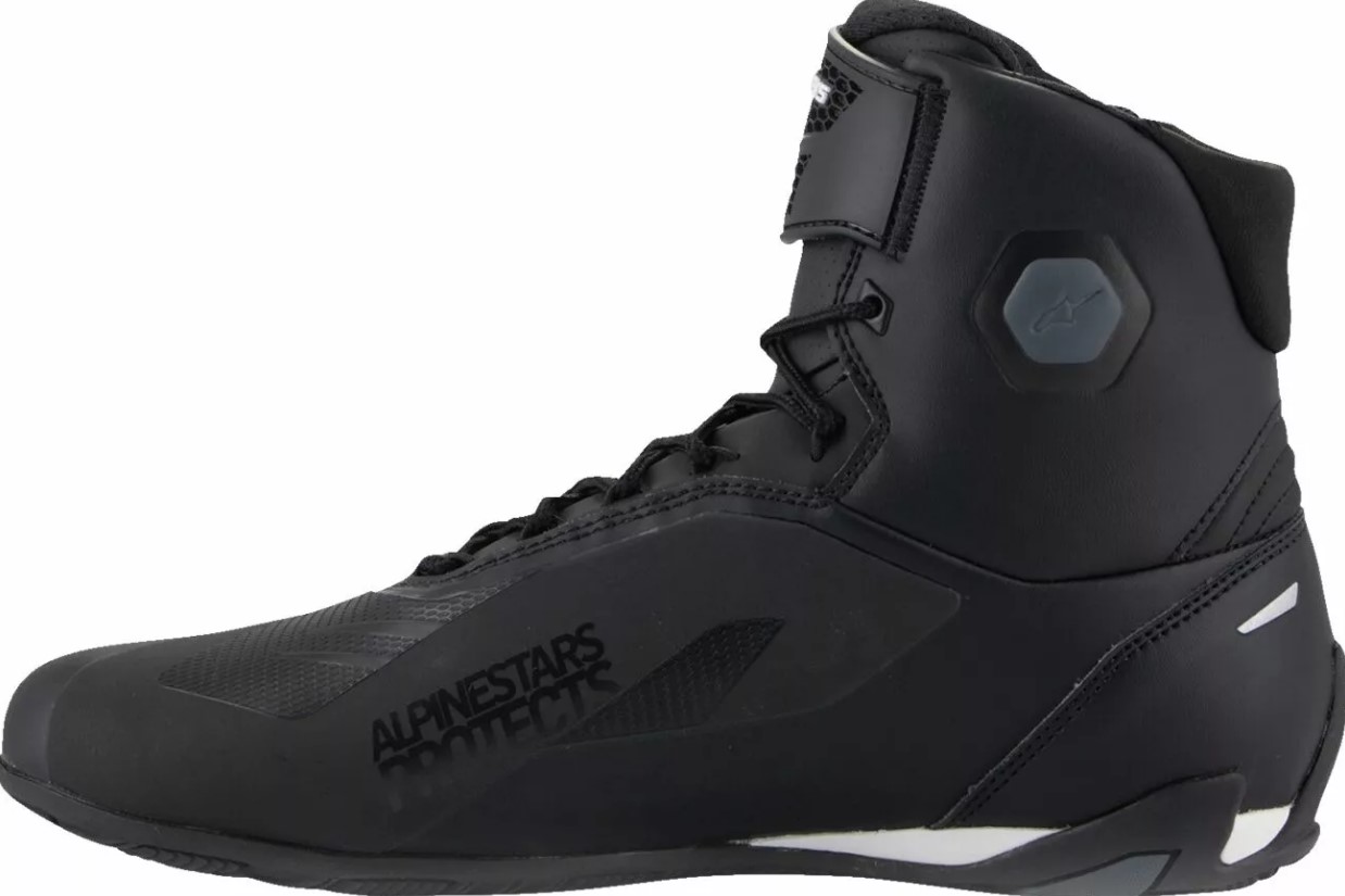 Мото боти ALPINESTARS FASTER-4 BLK/WHT — снимка 4