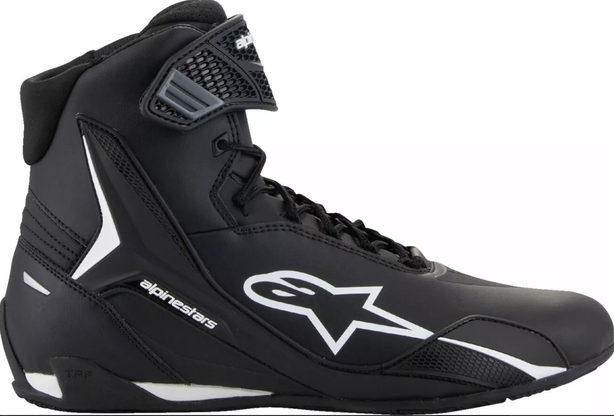 Мото боти ALPINESTARS FASTER-4 BLK/WHT — снимка 2