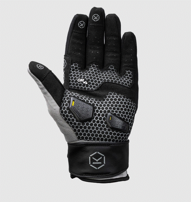 Ръкавици KNOX ORSA TEXTILE OR4 GRAY — снимка 2