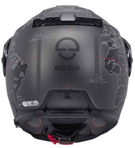 Каска SCHUBERTH E2 ATLAS ANTHRACITE — снимка 3