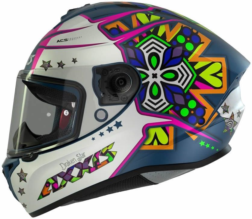 Каска AXXIS DRAKEN S STAR C7 MATT — снимка 2