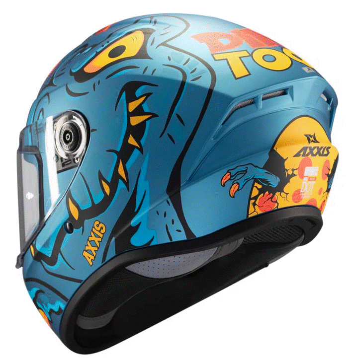 Каска AXXIS DRAKEN S DINOTOON C7 — снимка 3