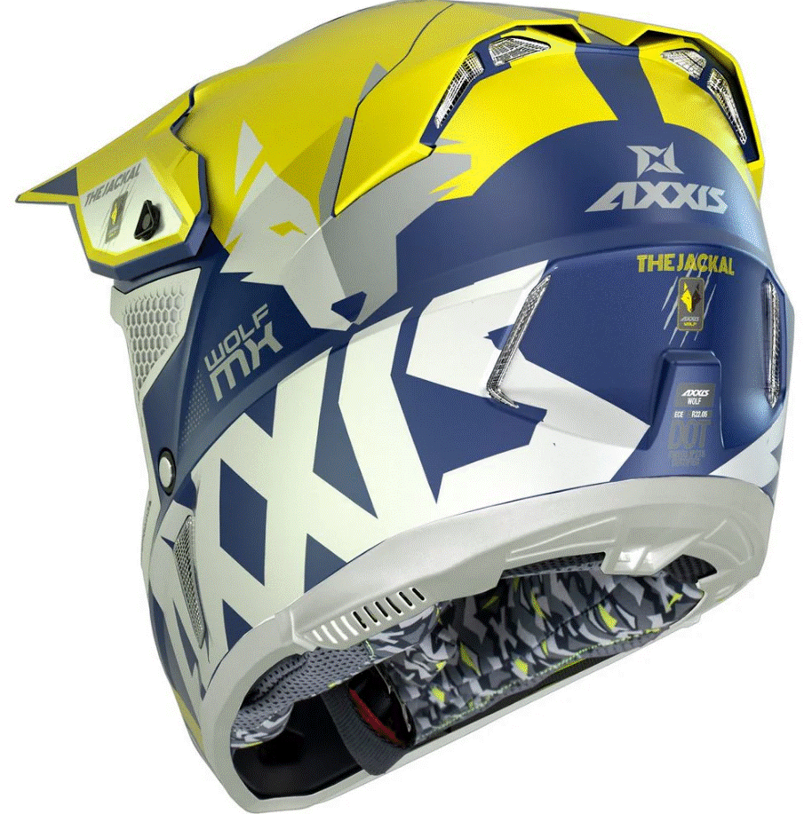 Мотокрос каска AXXIS WOLF JACKAL A3 — снимка 3