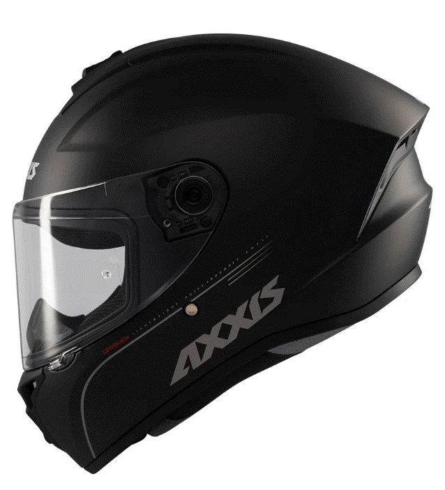 Каска AXXIS DRAKEN S SOLID A11 MATT BLACK — снимка 2