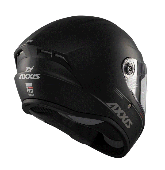 Каска AXXIS DRAKEN S SOLID A11 MATT BLACK — снимка 3