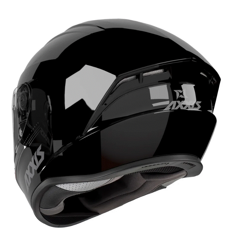 Каска AXXIS DRAKEN S SOLID A11 GLOSS BLACK — снимка 2