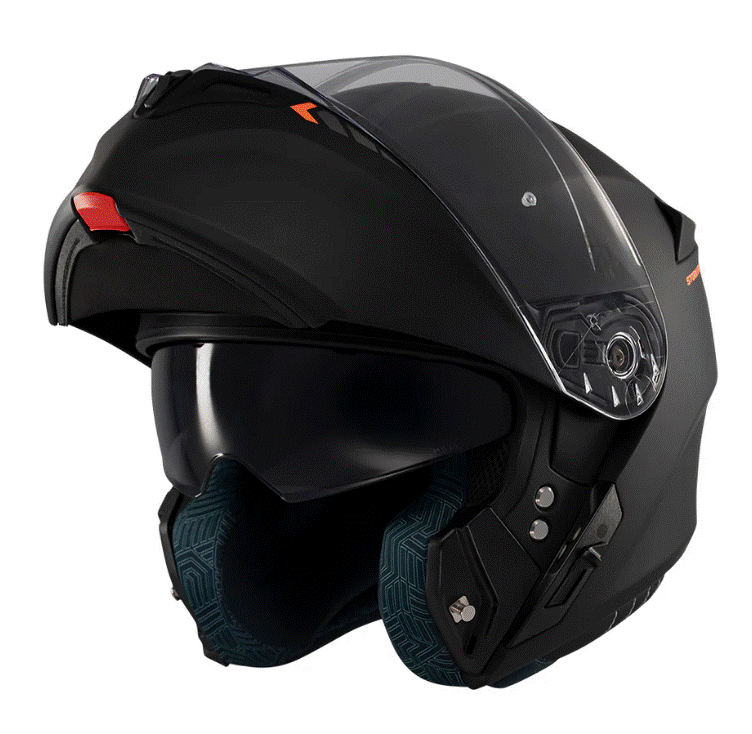 Отваряема каска AXXIS STORM S SV SOLID А1 МАТТ — снимка 2