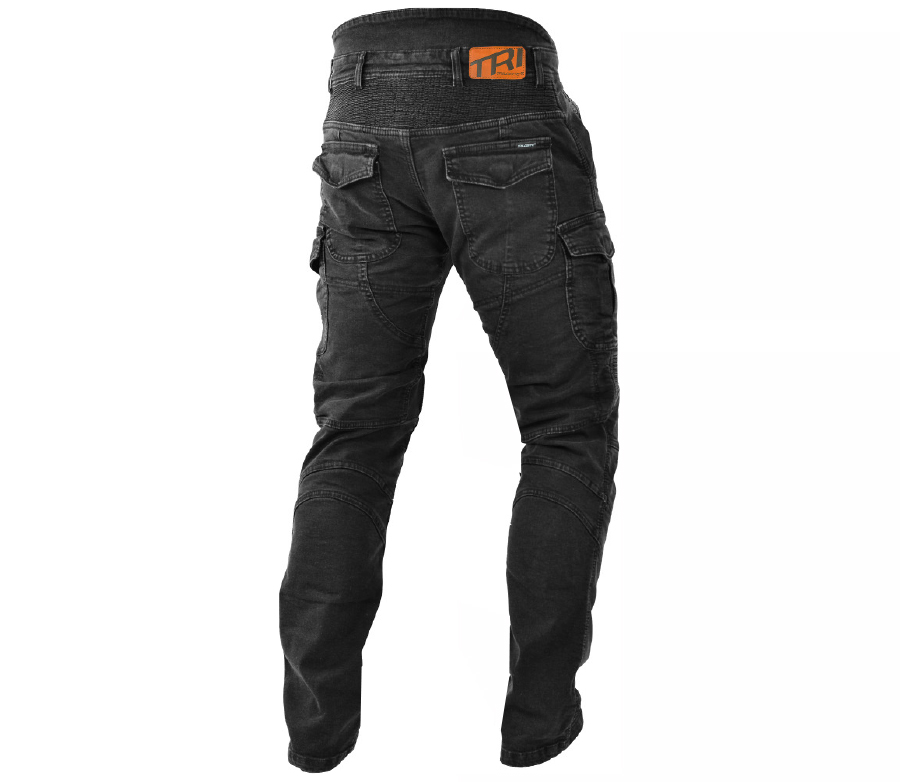 Мото дънки TRILOBITE 25603 ACID SCRAMBLER 2.0 BLACK AAA — снимка 4