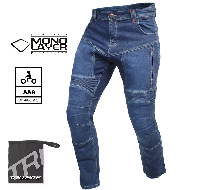 Мото дънки TRILOBITE 2461 PARADO MONOLAYER AAA BLUE