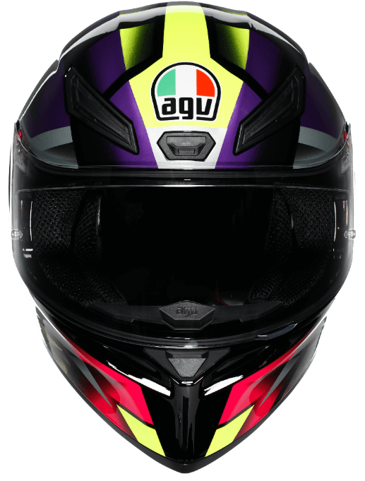 Каска AGV K1 S FASTLAP BLACK/PURPLE/PINK — снимка 2