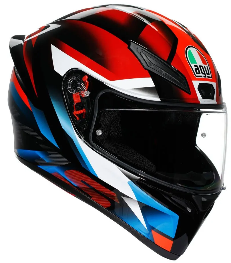 КАСКА K1 S E2206 - FASTLAP BLACK/RED/BLUE 1