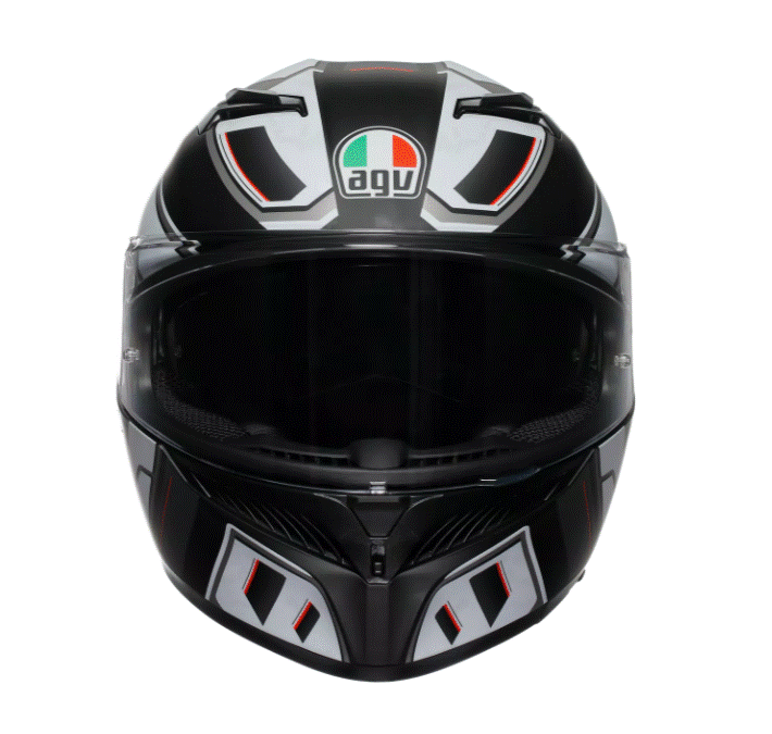 КАСКА  AGV K3 - RIVIA MATT BLACK/WHITE_2