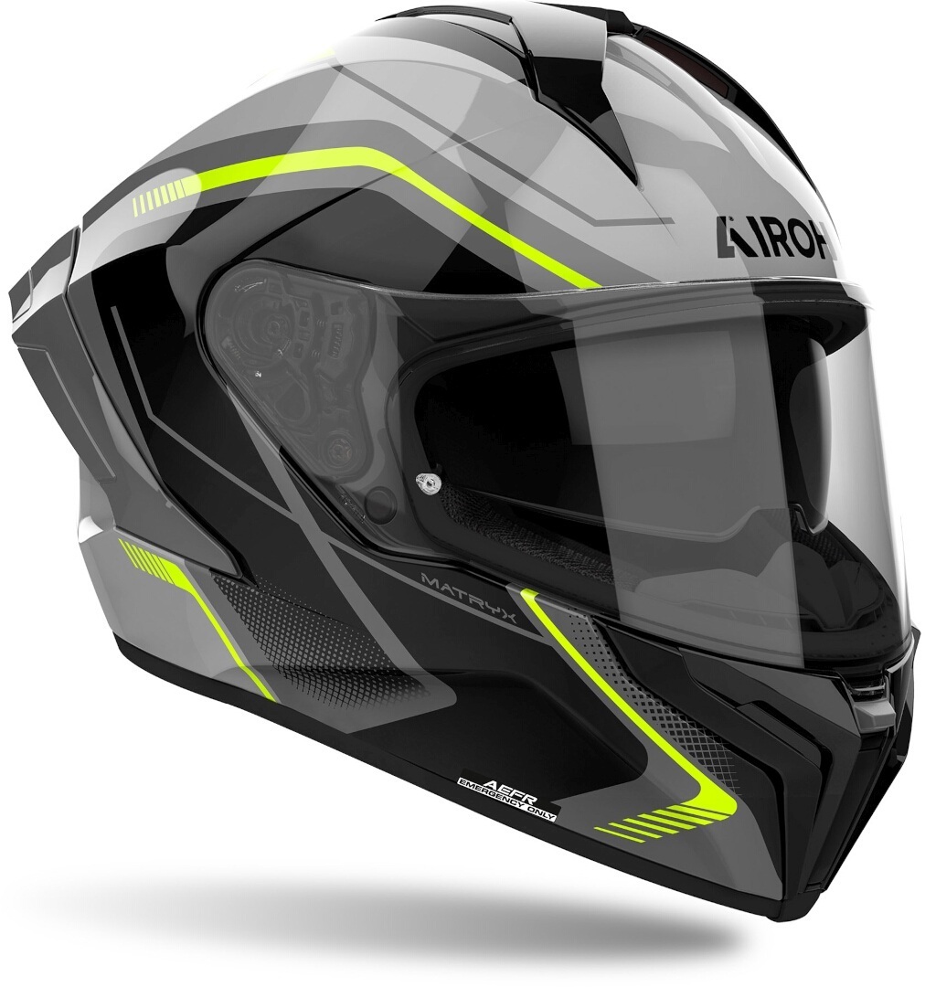 Шосейна каска AIROH MATRYX WIDE YELLOW — снимка 2