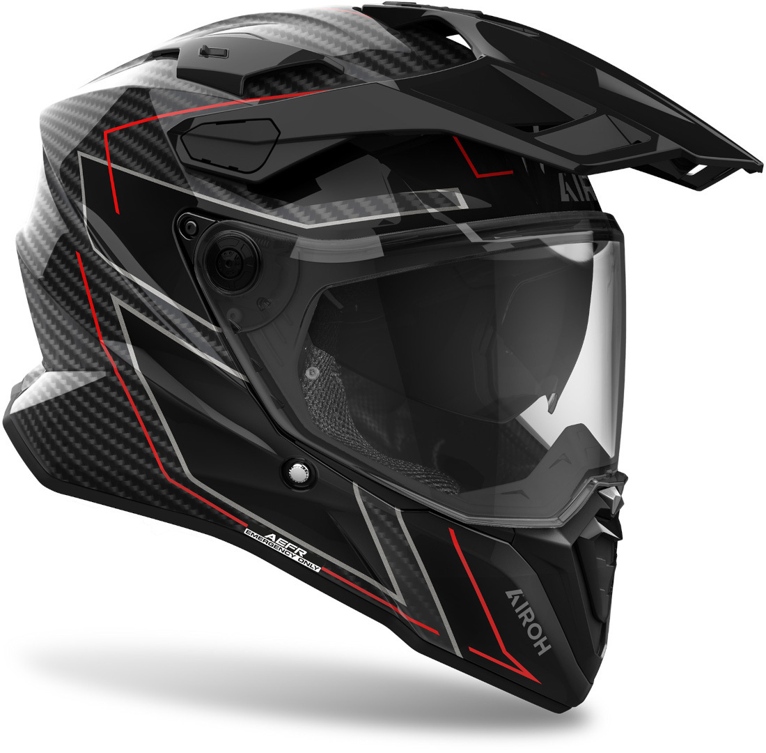 Каска AIROH COMMANDER 2 STYLISH CARBON GLOSS — снимка 2