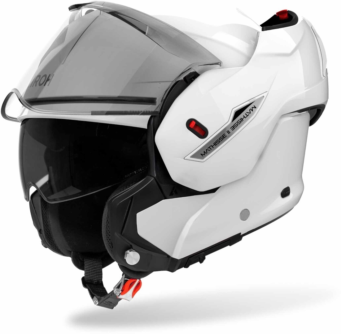Каска AIROH MATHISSE II WHITE GLOSS — снимка 2
