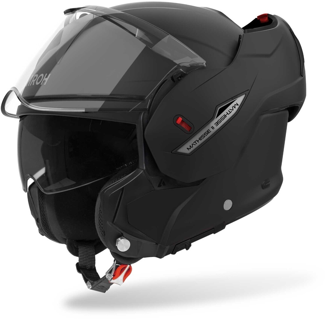 Каска AIROH MATHISSE II BLACK MATT — снимка 2