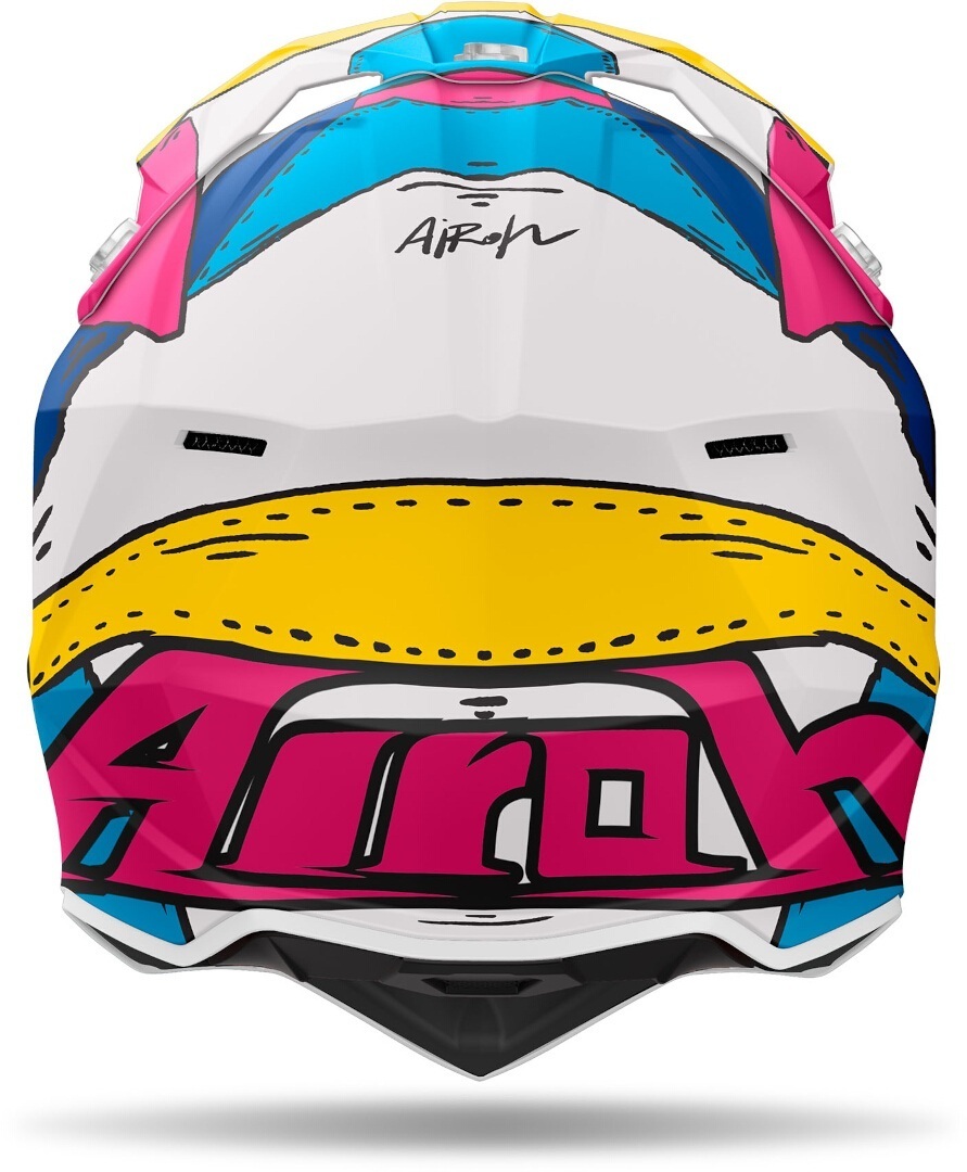 Мотокрос каска AIROH WRAAAP PAINT — снимка 3