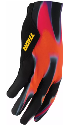 Mотокрос ръкавици THOR SPORTMODE INFERNO ORANGE/PURPLE — снимка 3