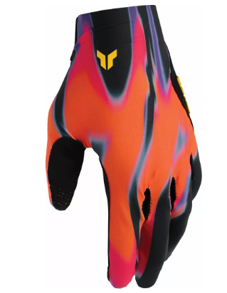 Mотокрос ръкавици THOR SPORTMODE INFERNO ORANGE/PURPLE — снимка 2