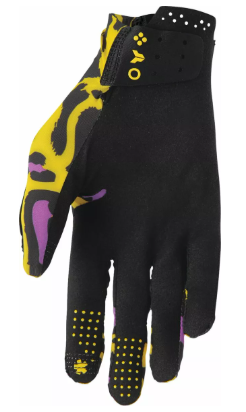 Mотокрос ръкавици THOR SPORTMODE CHEETAH YELLOW/PURPLE — снимка 4