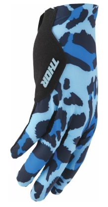 Mотокрос ръкавици THOR SPORTMODE CHEETAH BLUE/MIDNIGHT — снимка 2