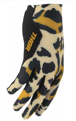 Дамски мотокрос ръкавици THOR WOMENS SPORTMODE CHEETAH TAN/BLACK — снимка 2
