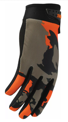 Mотокрос ръкавици THOR LAUNCHMODE HUNTER ORANGE/BLACK — снимка 3