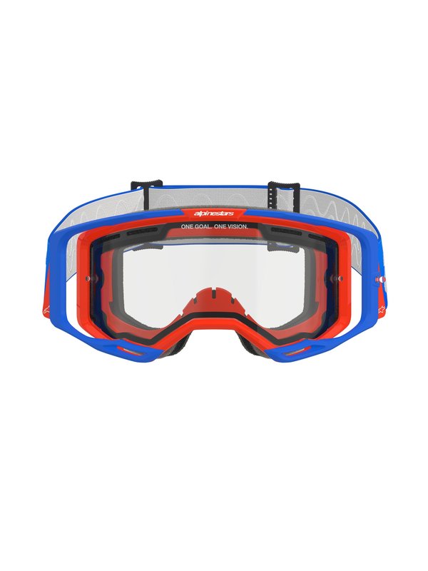Мотокрос очила ALPINESTARS VISION 8 WOODMARK DUAL PANE ORANGE — снимка 3