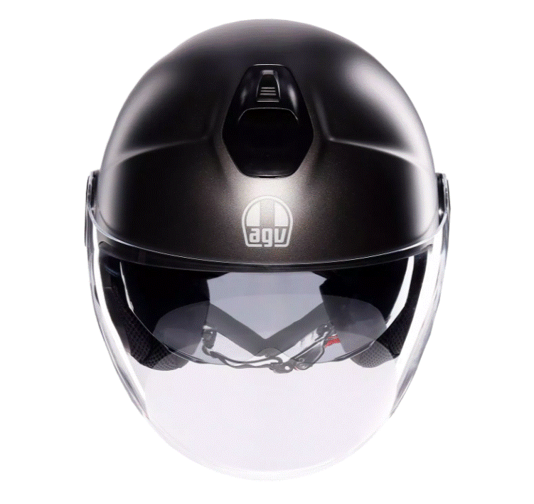 Каска за скутер AGV ETERES MONO ASFALTO GREY — снимка 2