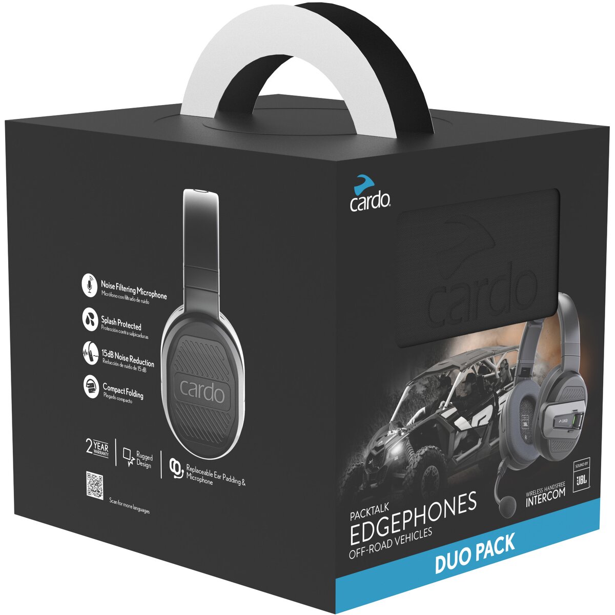 Интерком слушалки за UTV CARDO PACKTALK EDGE ORV DUO — снимка 2