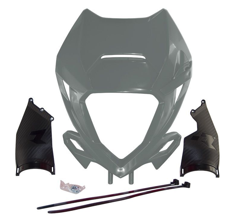 Маска за фар RACETECH Enduro Headlight - Beta RR 20-23 (Grey) — снимка 2
